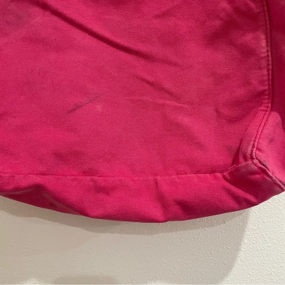 Vintage Hollister Pink Canvas Tote Book School Bag Vtg Y2K